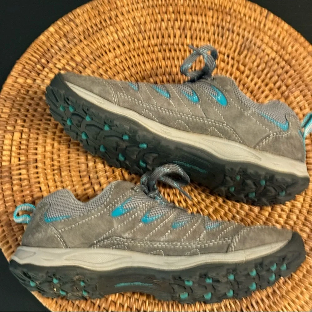 Gray and Teal Eddie Bauer sneakers/hiking shoes women’s‎ size 7.5